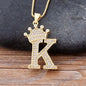 Letter Pendant with Chain - Gold - www.Shopthatapp.com