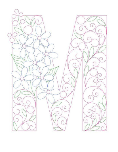 Paper Filigree Painting Kit - Letters - www.Shopthatapp.com
