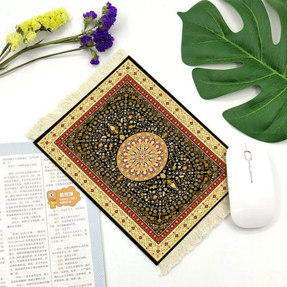 Office mouse pad, Suede fringe mouse pad Hot rubber  Bohemian style - www.Shopthatapp.com
