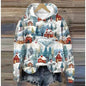 Print Christmas Holiday Casual Hoodie Sweater Pullover - www.Shopthatapp.com