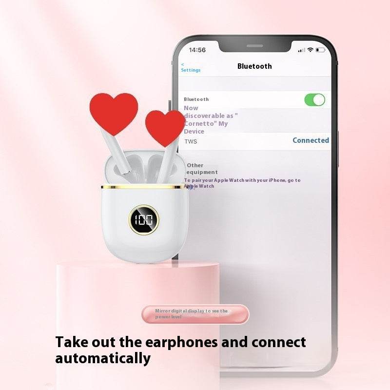 Wireless Bluetooth earphone Noise-canceling Wireless earbuds Low Latency High Sound Quality - www.Shopthatapp.com