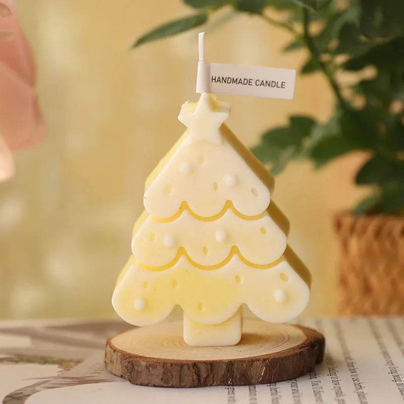 Christmas Tree Silicone Molds For DIY Christmas Creative Atmosphere Decoration Handmade Fragrant Candles - www.Shopthatapp.com