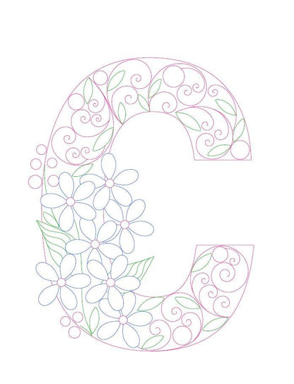 Paper Filigree Painting Kit - Letters - www.Shopthatapp.com