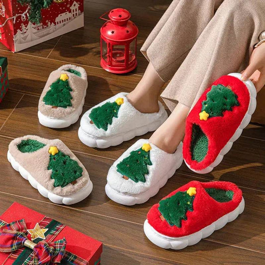 Christmas Tree Women's Home Slippers - www.Shopthatapp.com