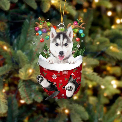 New Creative Cute Christmas Socks Dog Pendant Decoration Holiday Gift - www.Shopthatapp.com