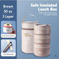 Portable Self-heating Japanese Multi Layer Thermal Insulated Lunch Box for Adult. - www.Shopthatapp.com