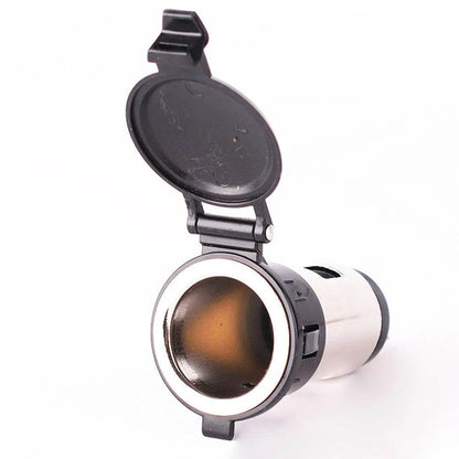 12v Universal Car Power Plug Female Socket Output Auto Cigarette Lighter Ignition 20mm - www.Shopthatapp.com