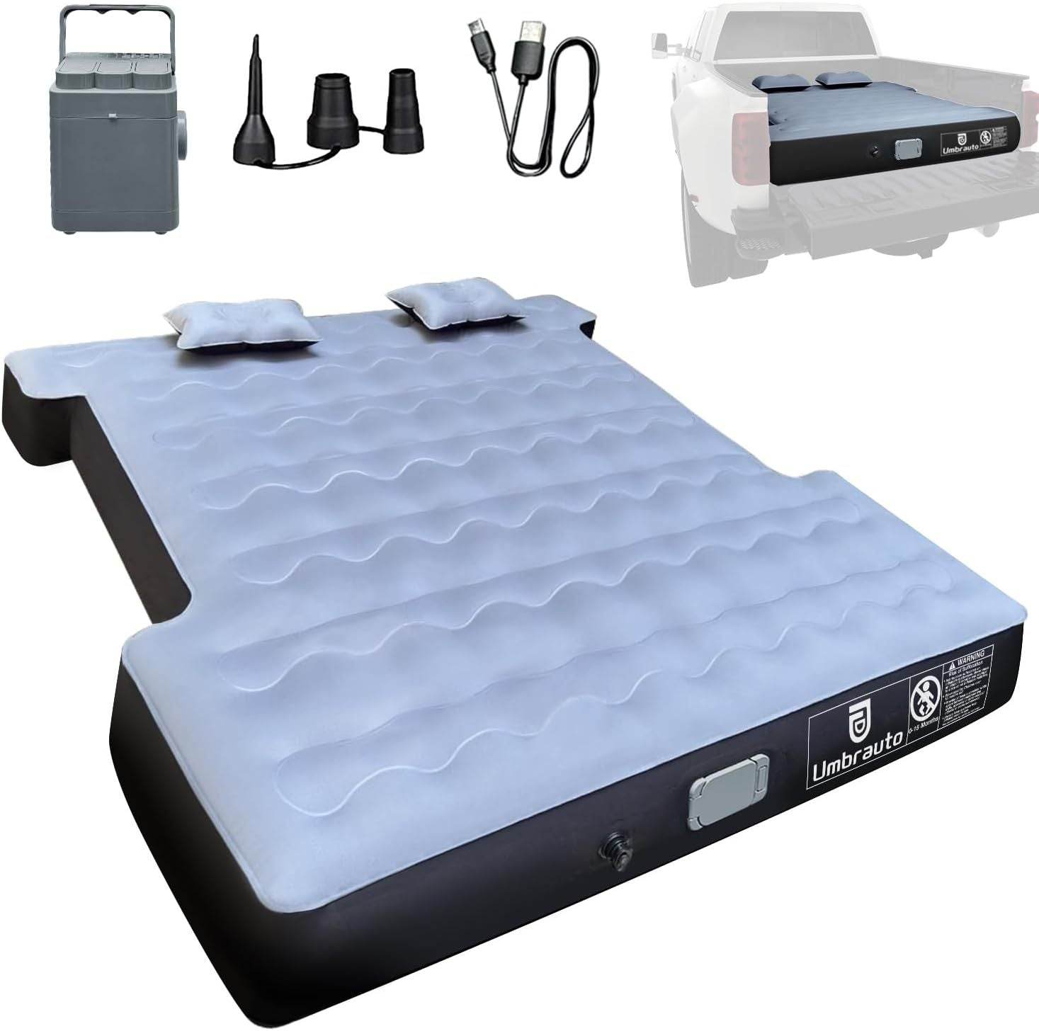 Inflatable Truck Bed Outdoor Camping Air Mattress 6.0-6.5ft - www.Shopthatapp.com