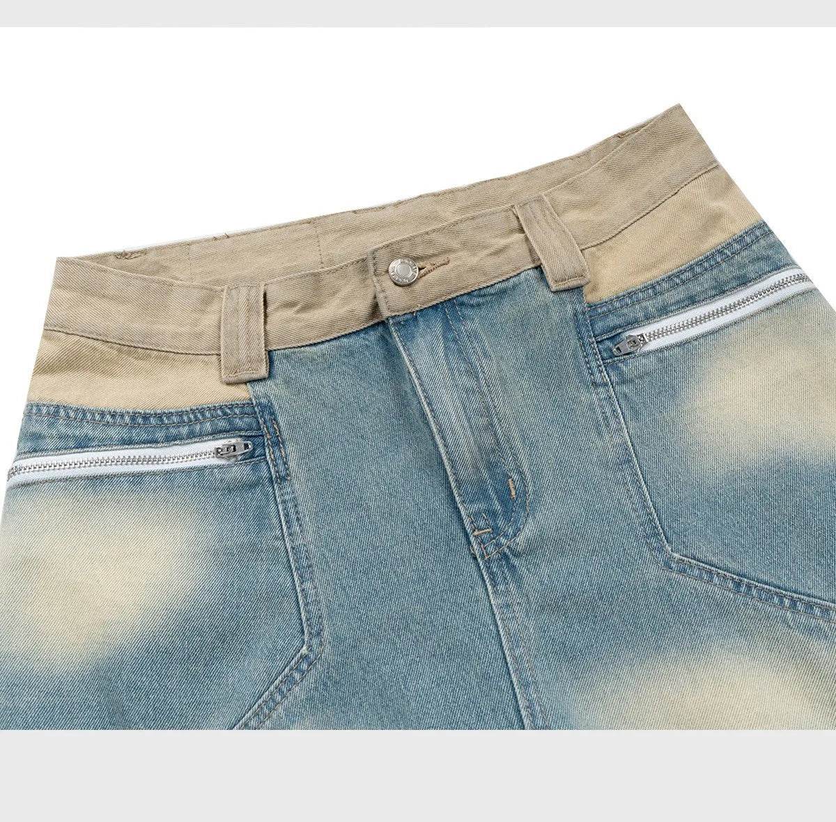 Washed Distressed Design Baggy Jeans Pant For Men And Women - www.Shopthatapp.com
