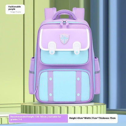 British Style Children Spine Protection water resistant Backpack for School - www.Shopthatapp.com