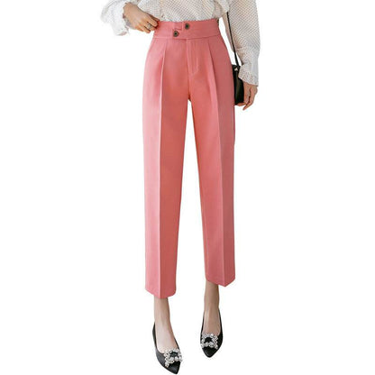 Tapered Trousers Women's Slim Harem Suit Trousers - www.Shopthatapp.com