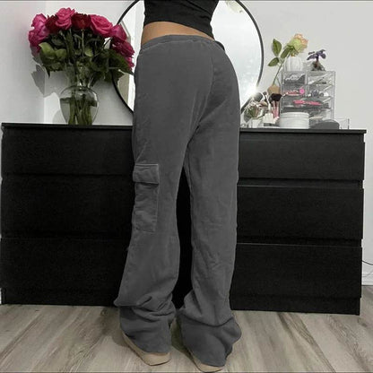 European And American Style Straight Exercise Casual Pants Women - www.Shopthatapp.com