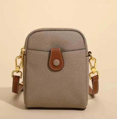 Lychee Pattern Mobile Phone Bag Small High Quality Leather Crossbody Bags For Women Wallet - www.Shopthatapp.com