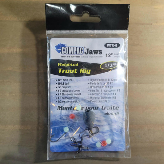 COMPAC Weighted Trout Rig 1/2oz-Outdoor Sporting goods camping-www.Shopthatapp.com-Stony Tackle Shack