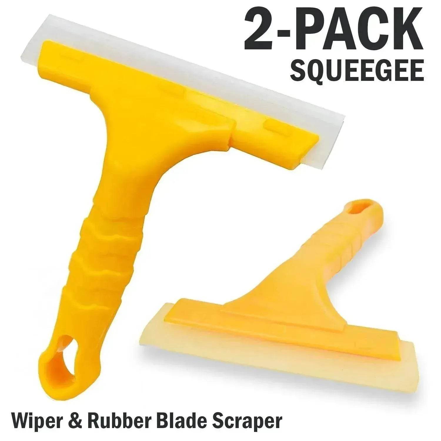 2pc Window Squeegee Shower Cleaner Car Home Glass Wash Water Wiper Ice Scraper - www.Shopthatapp.com #