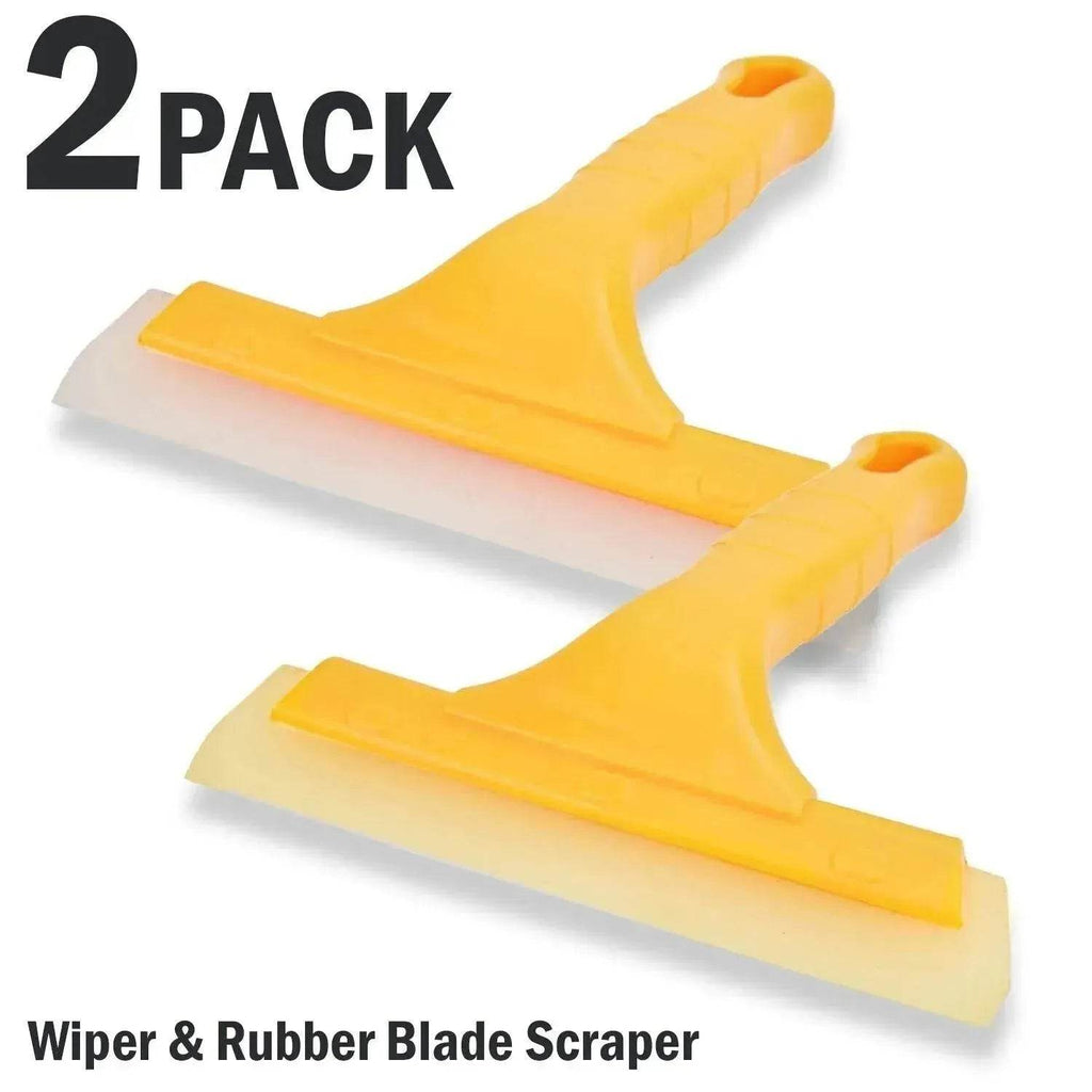 2pc Window Squeegee Shower Cleaner Car Home Glass Wash Water Wiper Ice Scraper - www.Shopthatapp.com