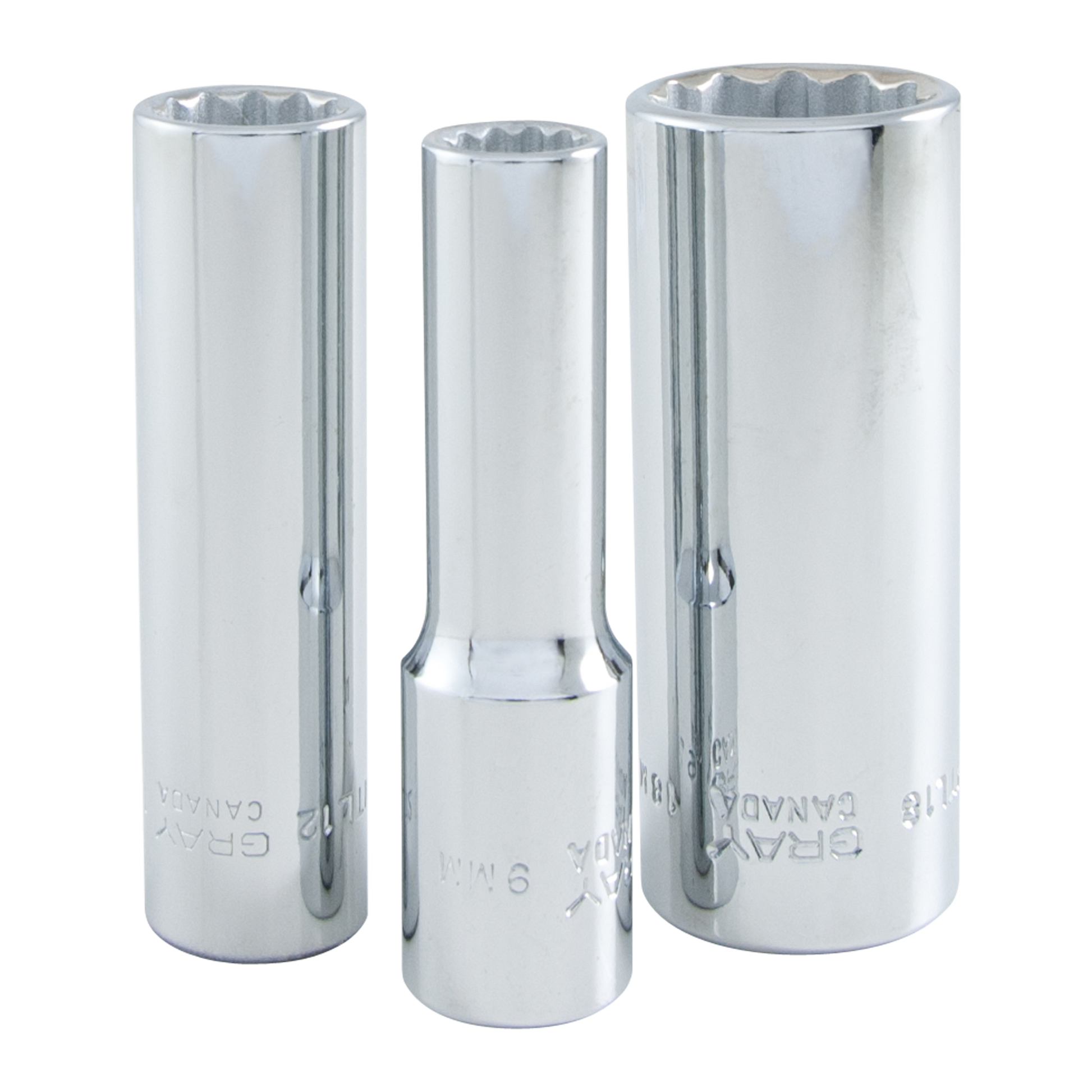 3/8" Dr. 11 Piece 12 Point Deep Metric Socket Set - www.Shopthatapp.com #