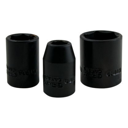 3/8" Dr. 12 Piece 6 Point Standard Metric Impact Socket Set - www.Shopthatapp.com #