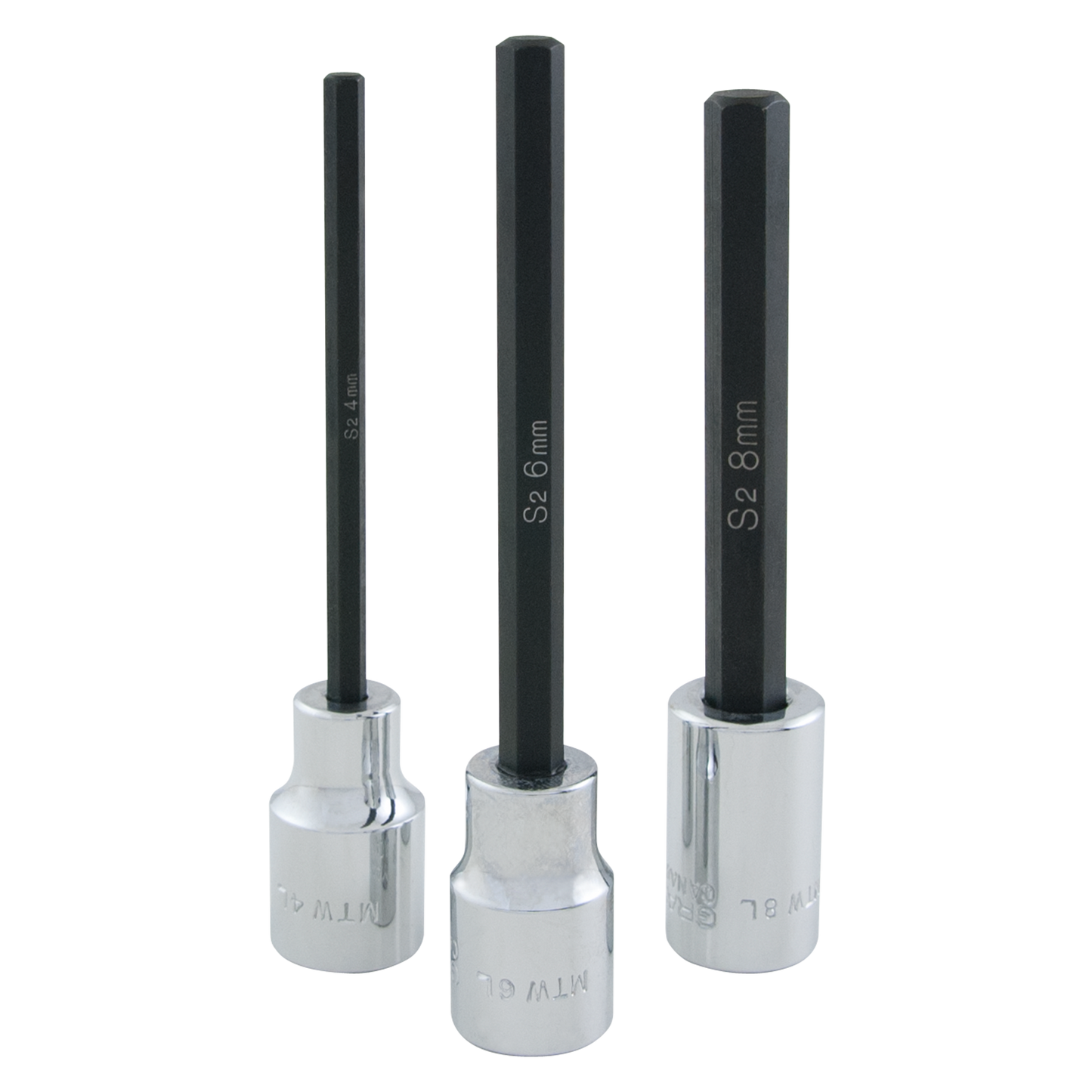 3/8" Dr. 6 Piece Metric Extra Long Hex Head Socket Set - www.Shopthatapp.com #