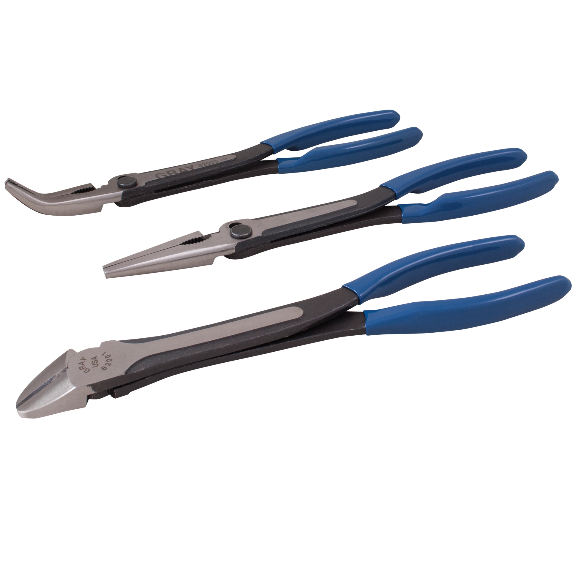 3 Piece Long Reach Heavy Duty Pliers Set - www.Shopthatapp.com #