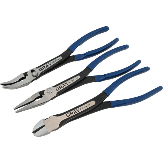 3 Piece Long Reach Heavy Duty Pliers Set - www.Shopthatapp.com #