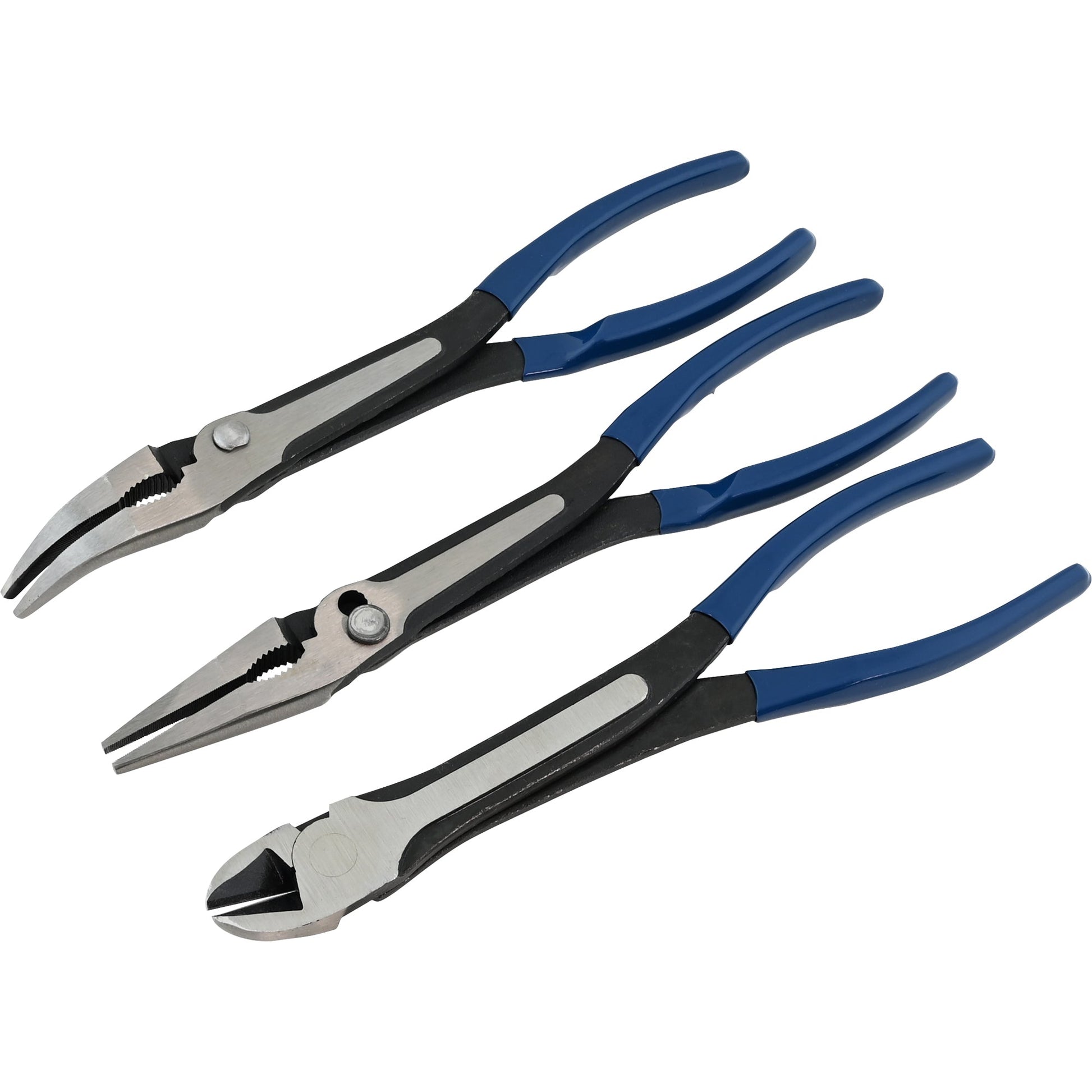 3 Piece Long Reach Heavy Duty Pliers Set - www.Shopthatapp.com #