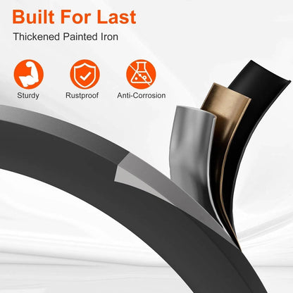 3-Step Folding Ladder, 330lbs Load Capacity, Lightweight 6.94lbs With 1.57in Folding Width, Heavy Duty Steel Construction, Non-Slip Pedals & Feet, Safety Lock, Multi-Use For Home Kitchen Living Room - www.Shopthatapp.com #