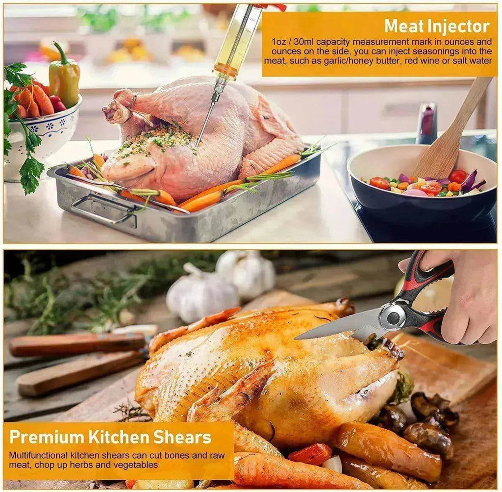 30-piece Set Of Skirt Bag Baking Set BBQ Tools Combination Apron Gift Set - www.Shopthatapp.com