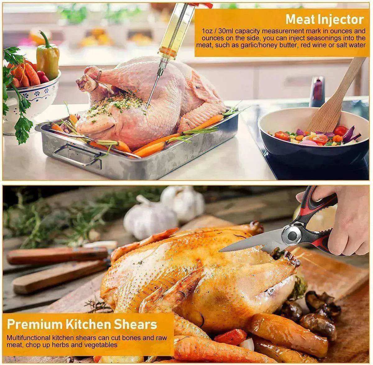 30-piece Set Of Skirt Bag Baking Set BBQ Tools Combination Apron Gift Set - www.Shopthatapp.com