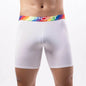 Summer Sports Spandex Plain Boxer Short Underwear for Men - www.Shopthatapp.com