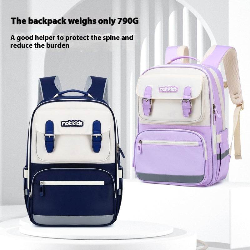 Lightweight Burden Alleviation Large Capacity Student Schoolbag - www.Shopthatapp.com