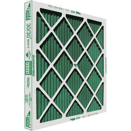 30/30® High-Capacity Pleated Panel Filters, Box, MERV 8, 20" W x 1" D x 20" H - www.Shopthatapp.com