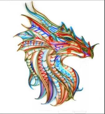 Quilted Paper Painting Creative Handmade Crafts - www.Shopthatapp.com