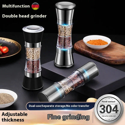304 Double-headed Stainless Steel Pepper Grinder - www.Shopthatapp.com