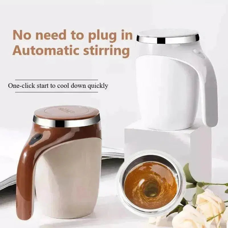 304 Food Grade Stainless Steel Rechargeable Automatic  Model  High Value Stirring Cup - www.Shopthatapp.com
