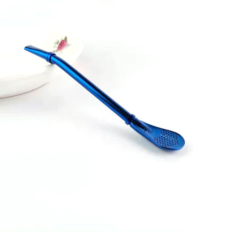 304 Stainless Steel Residue Filter Straws Spoon - www.Shopthatapp.com
