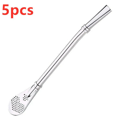 304 Stainless Steel Residue Filter Straws Spoon - www.Shopthatapp.com