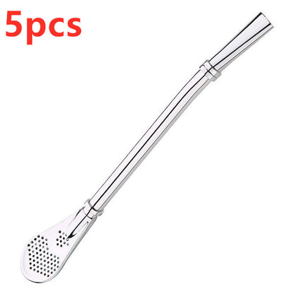 304 Stainless Steel Residue Filter Straws Spoon - www.Shopthatapp.com