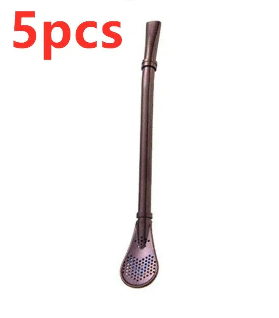 304 Stainless Steel Residue Filter Straws Spoon - www.Shopthatapp.com