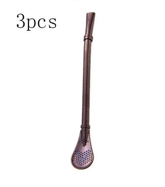 304 Stainless Steel Residue Filter Straws Spoon - www.Shopthatapp.com