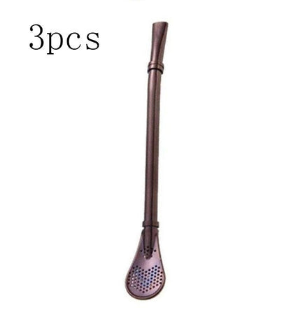 304 Stainless Steel Residue Filter Straws Spoon - www.Shopthatapp.com