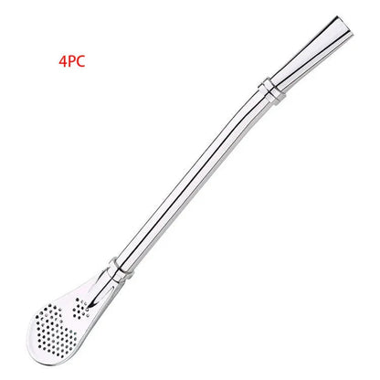 304 Stainless Steel Residue Filter Straws Spoon - www.Shopthatapp.com