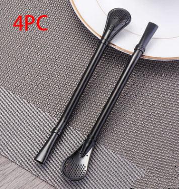 304 Stainless Steel Residue Filter Straws Spoon - www.Shopthatapp.com