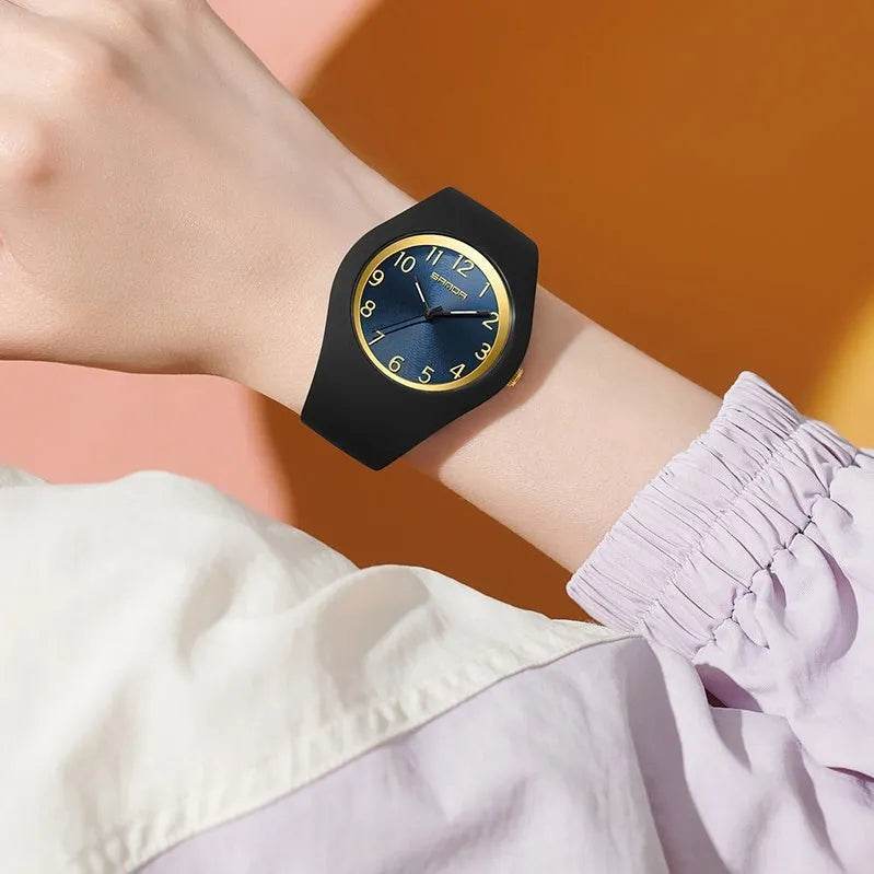 Student Thin And Light Silicone Strap Waterproof Simple Fashion Electronic Watch - www.Shopthatapp.com