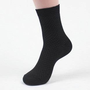 Socks men's new bamboo fiber men's business socks - www.Shopthatapp.com