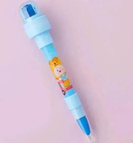 12 Color Bubble Crayon Painting Graffiti Seal for Children - www.Shopthatapp.com