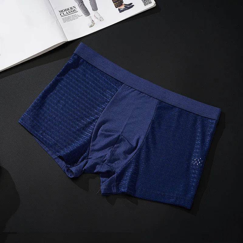 Yachen Silky mesh Breathable boxer briefs underwear men - www.Shopthatapp.com