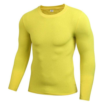 Men's Blank Long Sleeve Compression Top - www.Shopthatapp.com