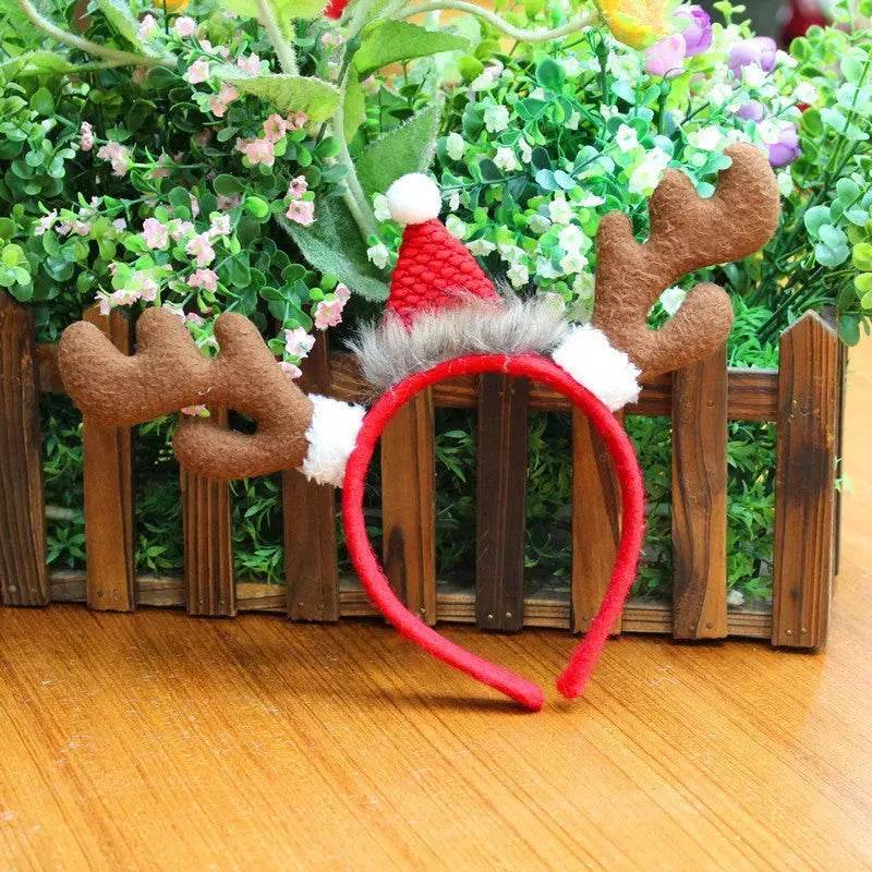 Christmas Head Buckle Christmas Party Supplies Christmas Headband Gifts Christmas Headband Christmas Hat Head Buckle - www.Shopthatapp.com