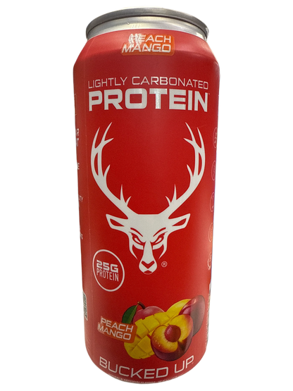 Bucked Up Lightly Carbonated Protein Peach Mango Flavoured 473ML - U.S Edition - www.Shopthatapp.com